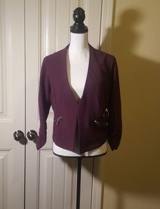 Plum blazer